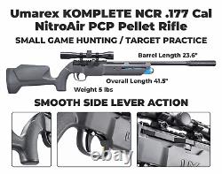 Umarex Komplete NCR. 177 cal Side lever PCP Air rifle with Pellets and Targets