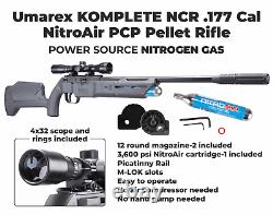 Umarex Komplete NCR. 177 cal Side lever PCP Air rifle with Pellets and Targets