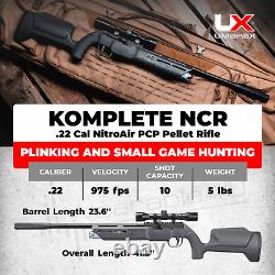 Umarex Komplete NCR. 22 cal Side lever PCP Air rifle with Pellets and Targets