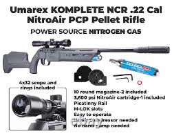 Umarex Komplete NCR. 22 cal Side lever PCP Air rifle with Pellets and Targets