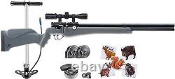 Umarex Origin PCP Air Rifle. 22 Cal with Riflescope and Targets and Pellets Bundle