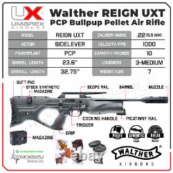 Umarex Walther Reign UXT PCP Bullpup Air Rifle. 22 Caliber and Wearable4U Bundle