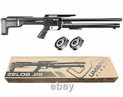 Umarex Zelos. 22 Cal PCP Precision Air Rifle withTargets & Pellets & Scope & Case