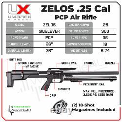 Umarex Zelos. 25 Caliber PCP Side-Lever Precision Air Rifle 2251543