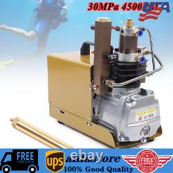 Upgraded 4500PSI 30Mpa High Pressure PCP Air Compressor Pump Rifle Airgun Scuba