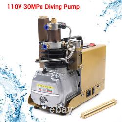 Upgraded 4500PSI 30Mpa High Pressure PCP Air Compressor Pump Rifle Airgun Scuba