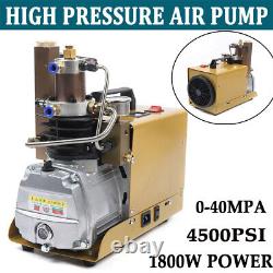 Upgraded 4500PSI 30Mpa High Pressure PCP Air Compressor Pump Rifle Airgun Scuba