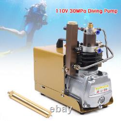 Upgraded 4500PSI 30Mpa High Pressure PCP Air Compressor Pump Rifle Airgun Scuba