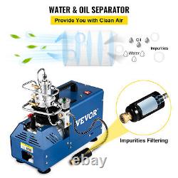 VEVOR 110V PCP Air Compressor 30Mpa/4500Psi Auto-Stop High Pressure Air Pump