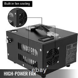 VEVOR 30Mpa/4500Psi PCP Air Compressor Manual-Stop with Built-in Fan 12V/110V/220V