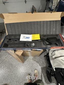 XM1 Scout PCP Air Gun. 22 Caliber Black Synthetic with Adjustable Pull Open Box