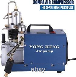 YONG HENG 4500PSI 30Mpa High Pressure PCP Air Compressor Pump Rifle Airgun Scuba