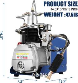 YONG HENG 4500PSI 30Mpa High Pressure PCP Air Compressor Pump Rifle Airgun Scuba