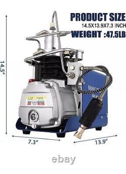 YONG HENG 4500PSI 30Mpa High Pressure PCP Air Compressor Pump Rifle Airgun Scuba