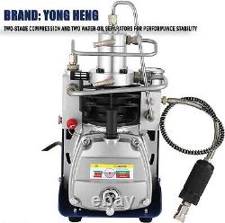 YONG HENG 4500PSI 30Mpa High Pressure PCP Air Compressor Pump Rifle Airgun Scuba